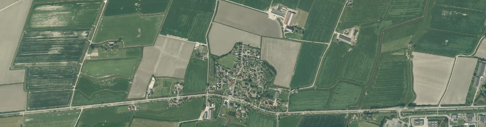 Luchtfoto van Herbaijum