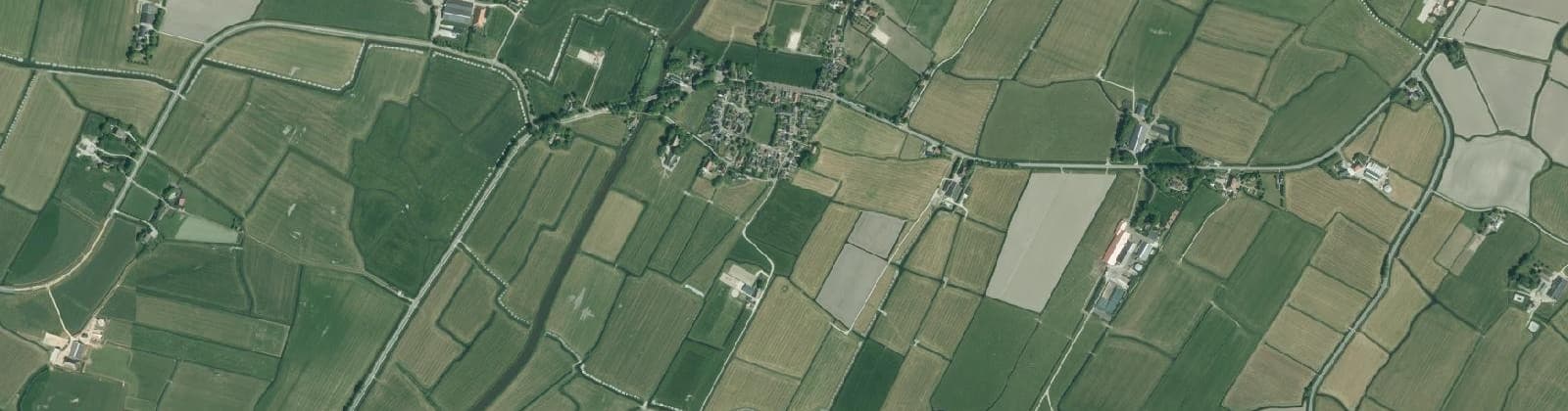 Luchtfoto van Hitzum
