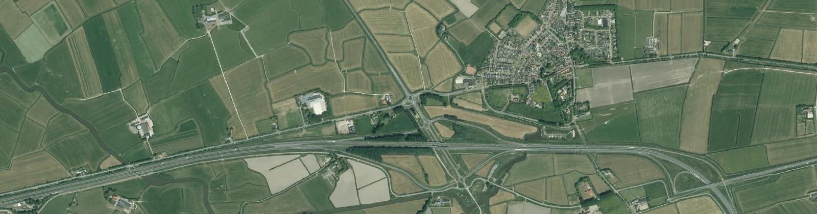 Luchtfoto van Buitengebied Marsum