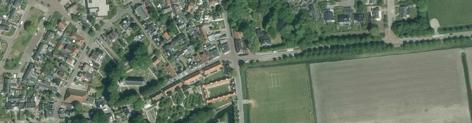 Luchtfoto van Marsum