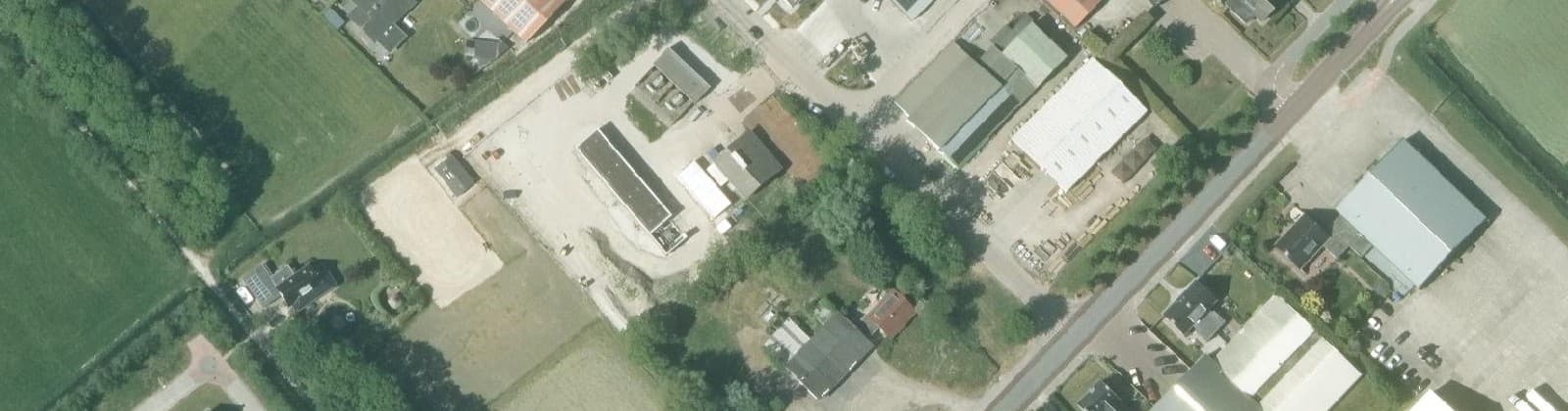 Luchtfoto van Minnertsga Bedrijventerrein Boskdykje