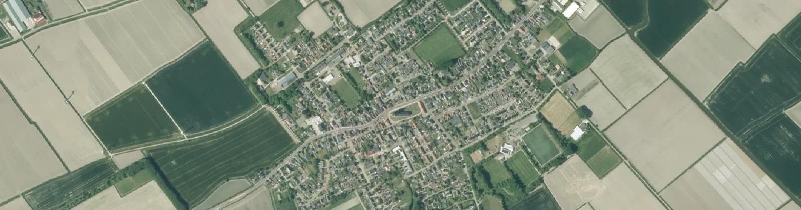 Luchtfoto van Minnertsga Zuid