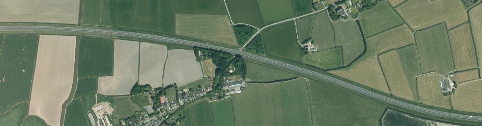 Luchtfoto van Schalsum