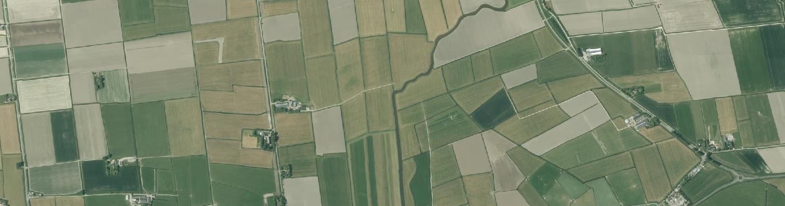 Luchtfoto van Buitengebied Vrouwenparochie