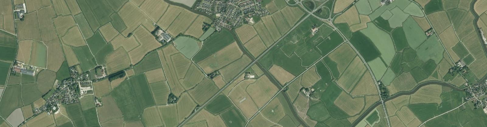 Luchtfoto van Buitengebied Winsum