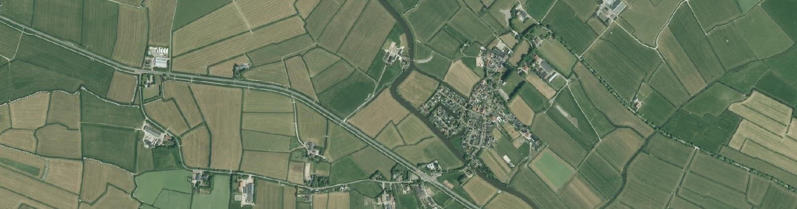 Luchtfoto van Buitengebied Wjelsryp