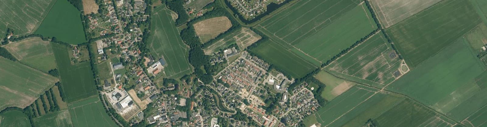 Luchtfoto van Vlagtwedde