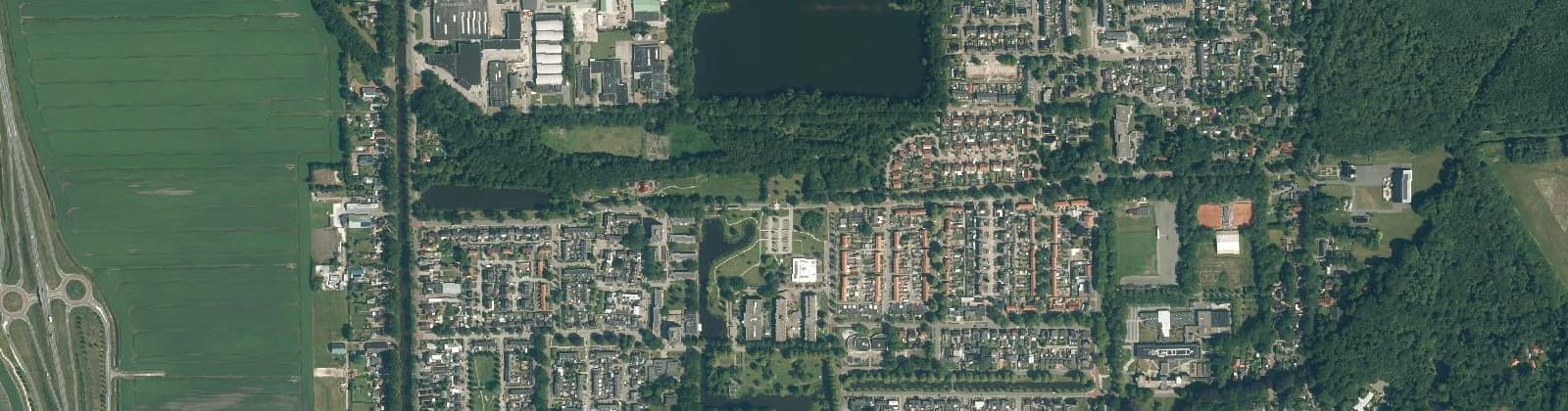 Luchtfoto van Ter Apel