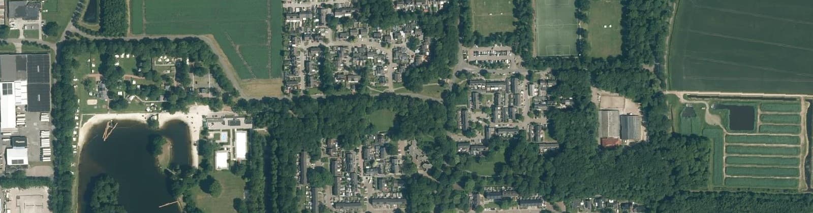 Luchtfoto van Ter Apel 't Heem