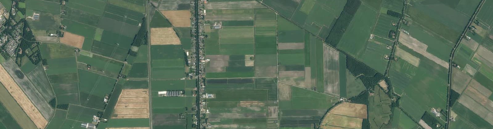 Luchtfoto van Verspr.h. Ter Apel en Ter Apelkanaal