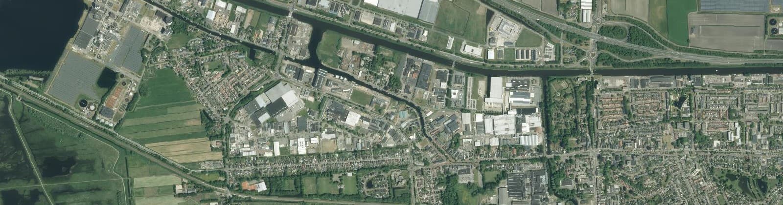 Luchtfoto van Industriegebied Martenshoek