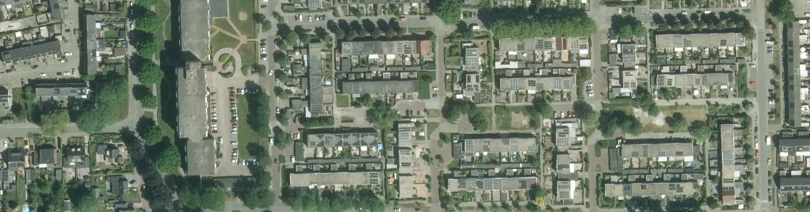 Luchtfoto van Woldwijck-Midden