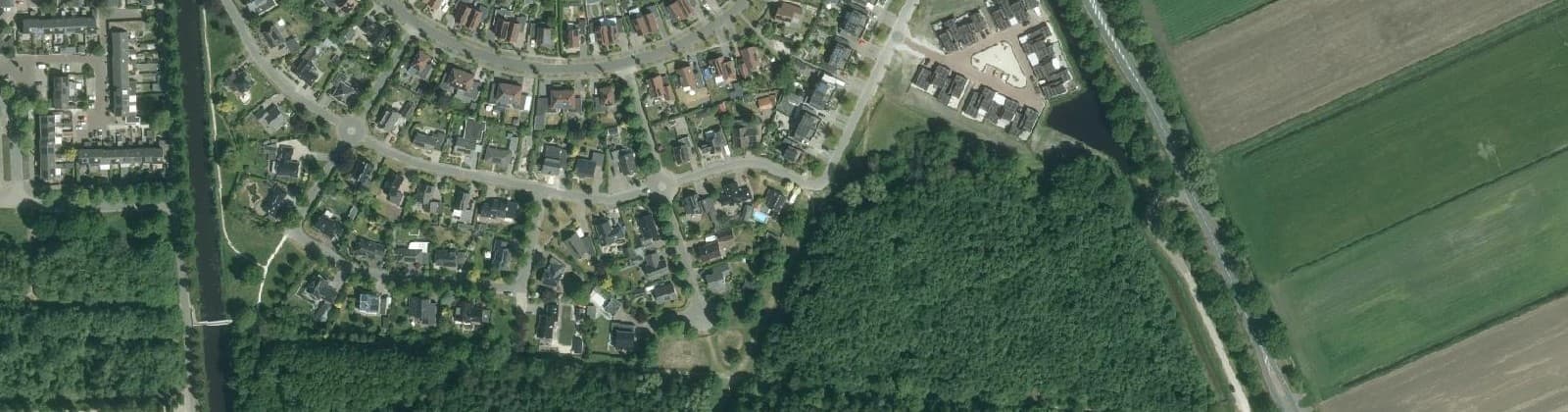 Luchtfoto van De Dreven