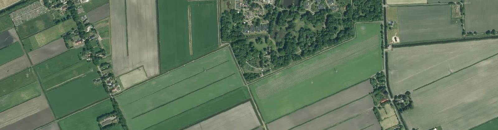 Luchtfoto van Nieuw Woelwijck
