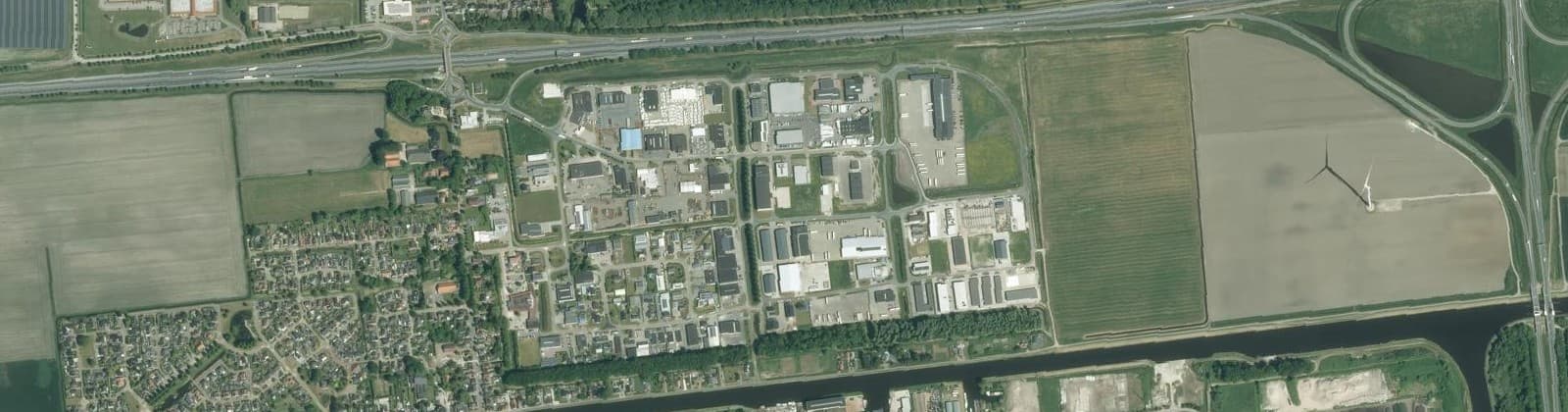Luchtfoto van Bedrijventerrein Gouden Driehoek