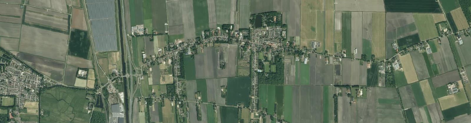 Luchtfoto van Meeden