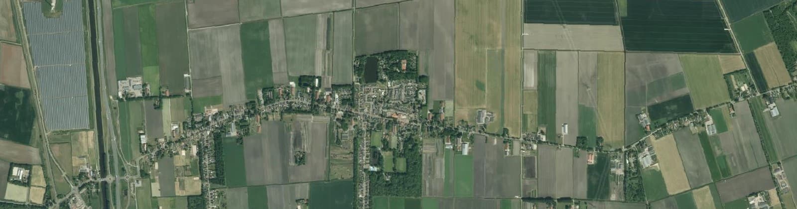 Luchtfoto van Meeden Buitengebied