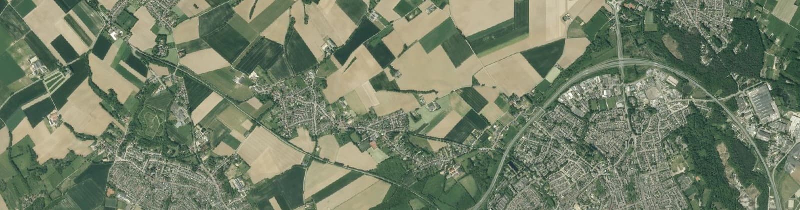 Luchtfoto van Merkelbeek-Douvergenhout