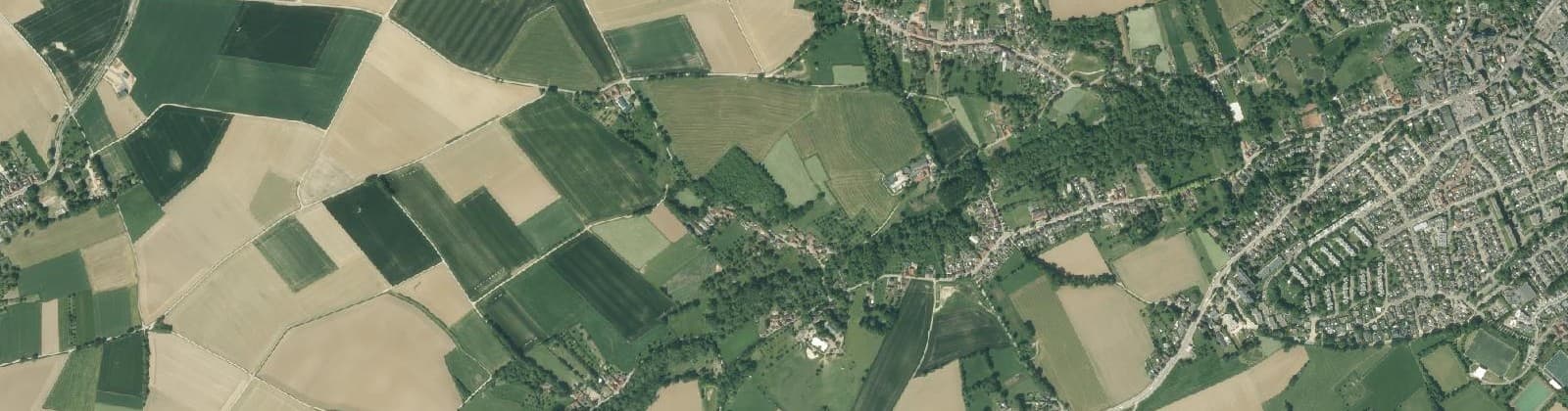 Luchtfoto van Tervoorst en omgeving