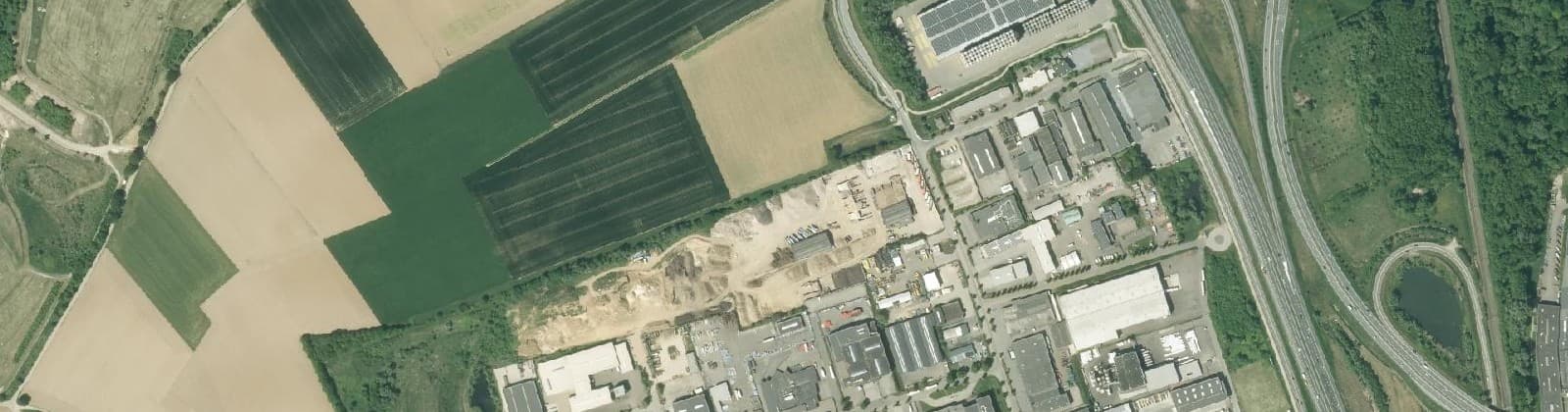Luchtfoto van Industrieterrein De Horsel