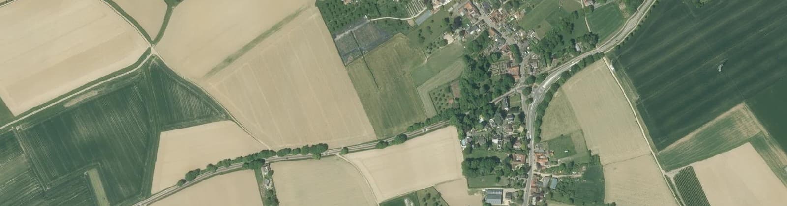 Luchtfoto van Aalbeek