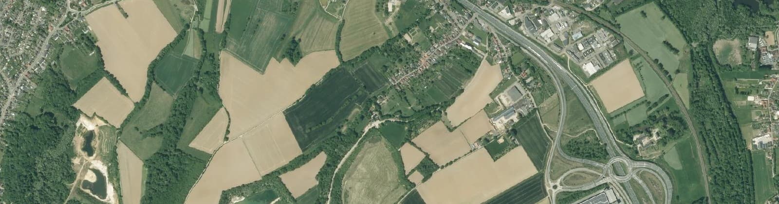 Luchtfoto van Nagelbeek-Hegge