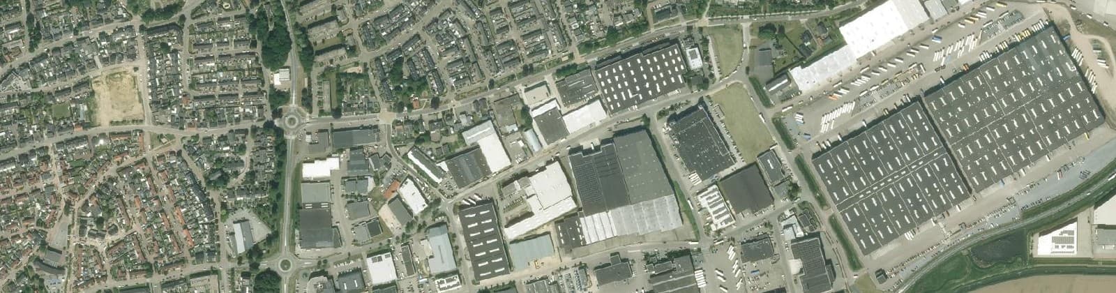Luchtfoto van 's-Heerenberg, oostelijke uitbreiding
