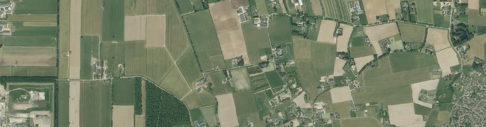 Luchtfoto van Verspreide huizen Greffelkamp