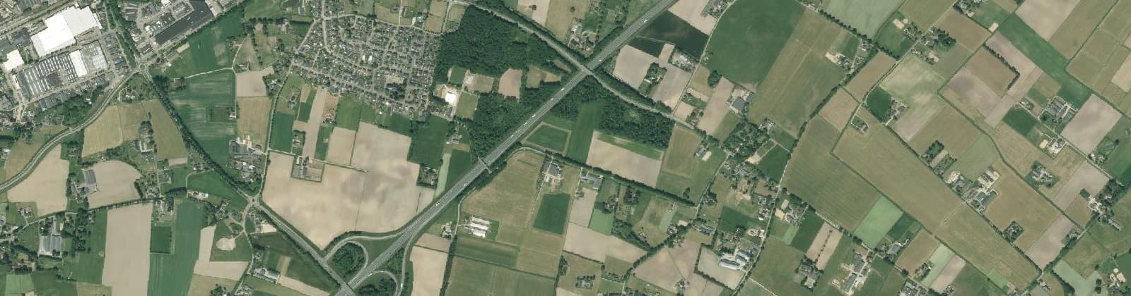 Luchtfoto van Verspreide huizen Nieuw-Dijk