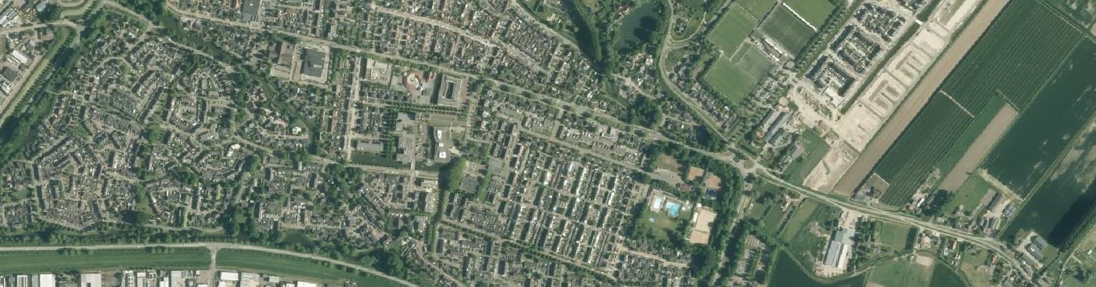 Luchtfoto van Vervoornepolder zuid