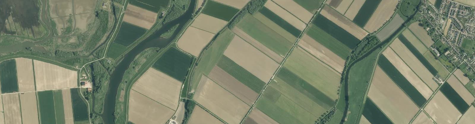 Luchtfoto van Buitengebied Oostwaard