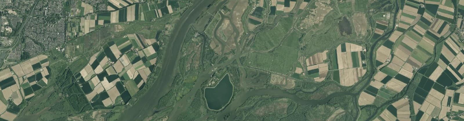 Luchtfoto van Buitengebied Biesbosch
