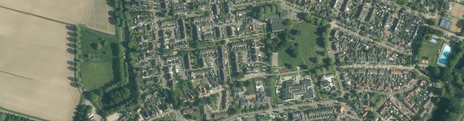 Luchtfoto van Sleeuwijk west