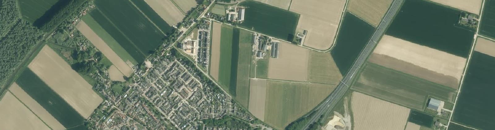 Luchtfoto van Hank