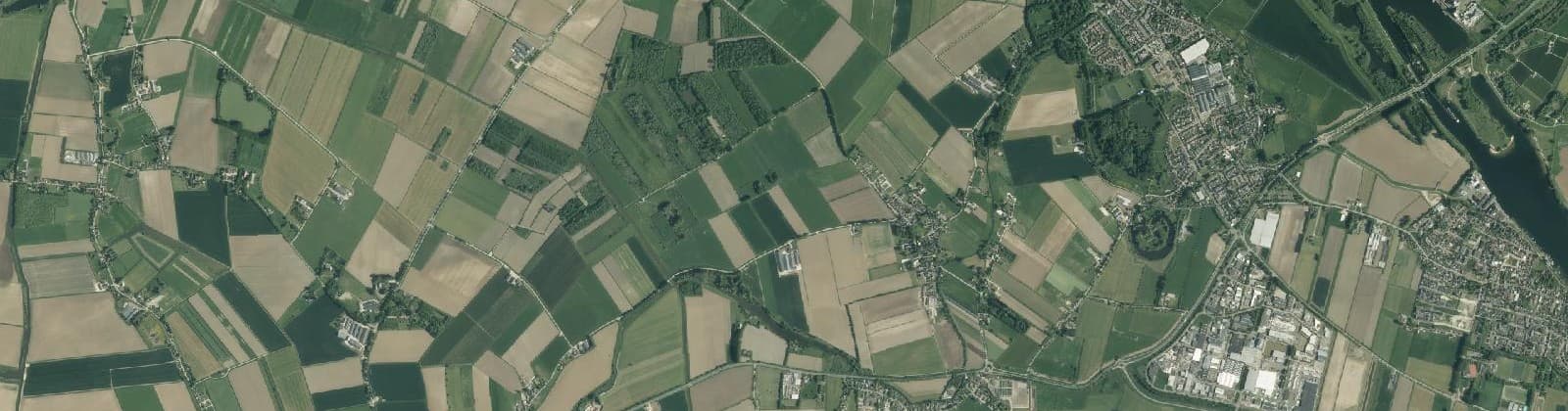 Luchtfoto van Buitengebied Uitwijk