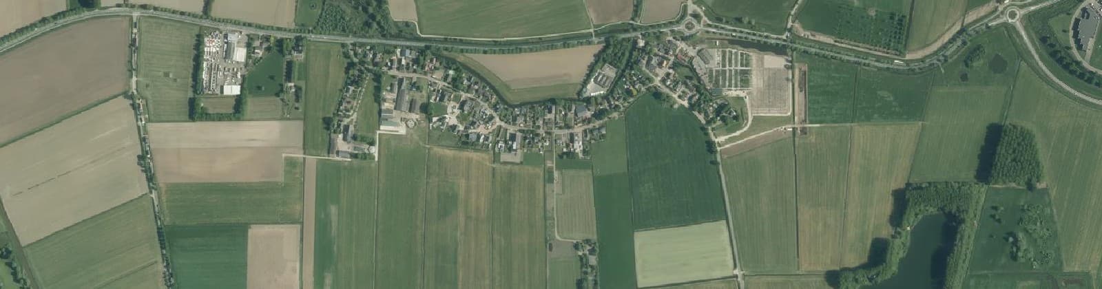 Luchtfoto van Buitengebied Waardhuizen