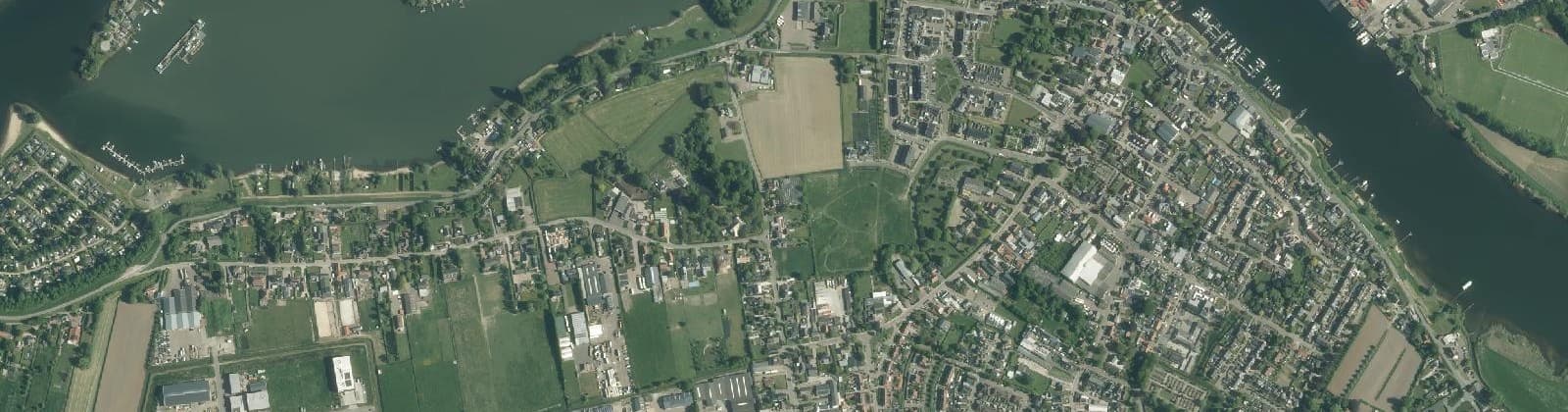 Luchtfoto van Veen
