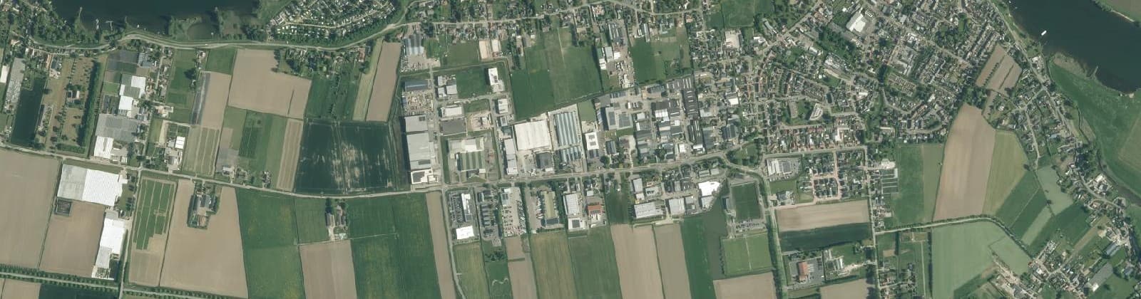 Luchtfoto van Bedrijventerrein Veen