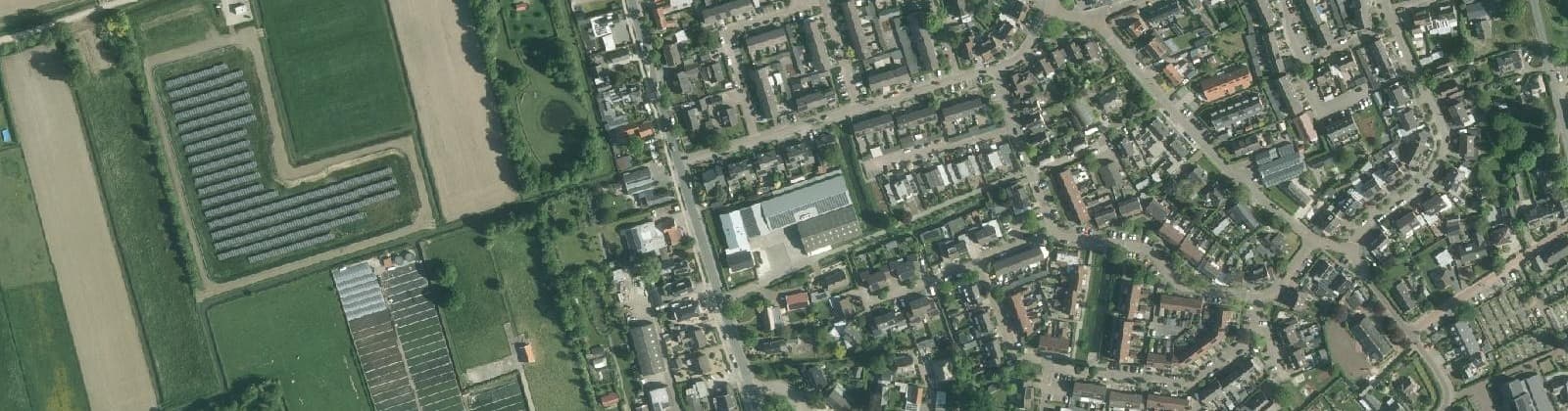 Luchtfoto van Aalburg