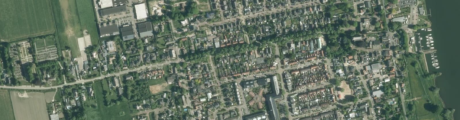 Luchtfoto van Wijk