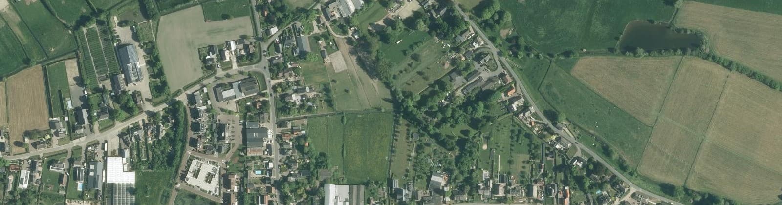 Luchtfoto van Spijk