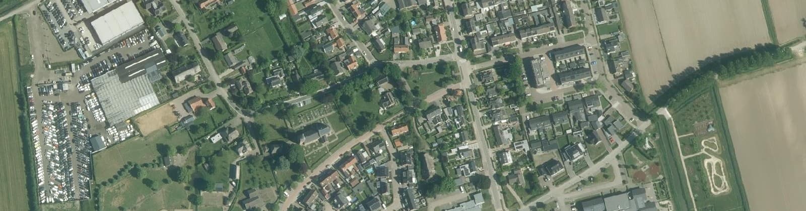 Luchtfoto van Eethen