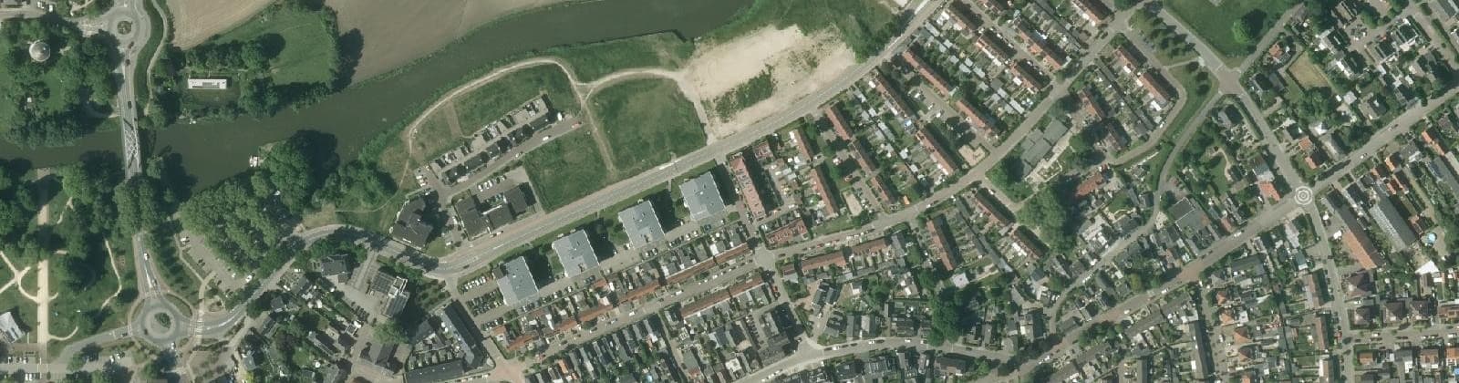 Luchtfoto van Geldermalsen Centrum