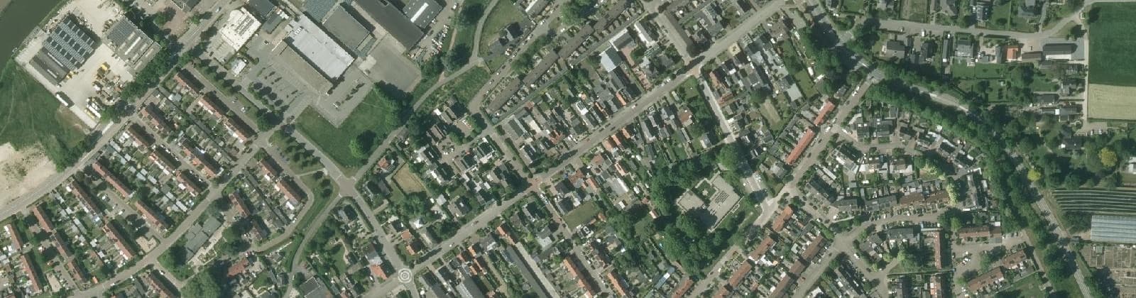Luchtfoto van Geldermalsen Oost