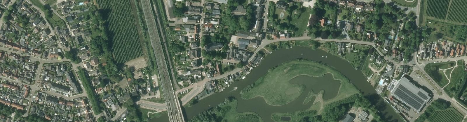Luchtfoto van Tricht