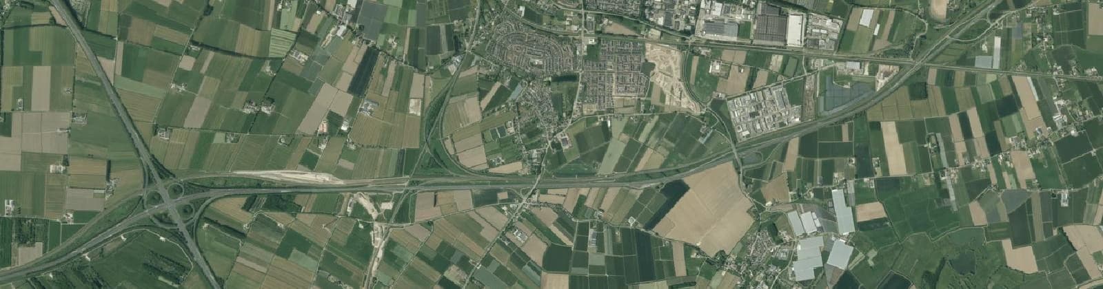 Luchtfoto van Meteren e.o.