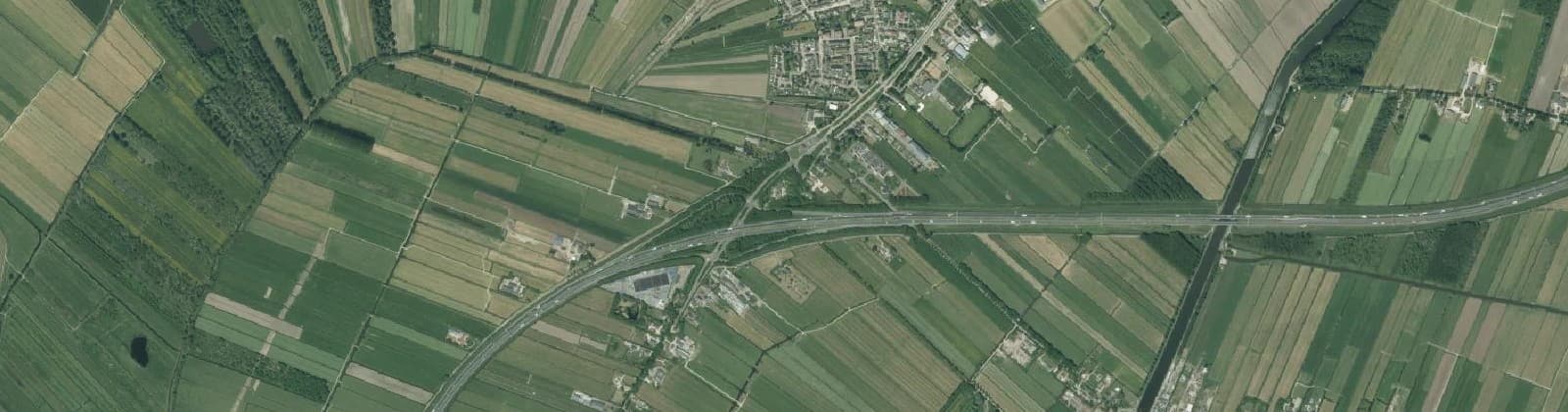 Luchtfoto van Lexmond buitengebied oost
