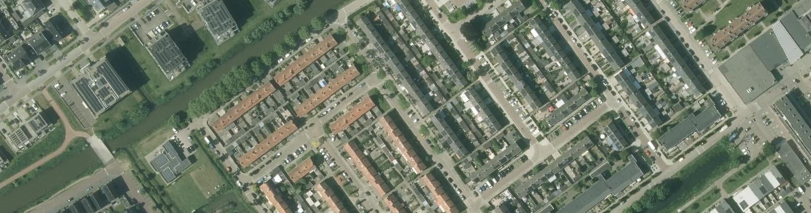 Luchtfoto van Bomenbuurt (Leerdam)
