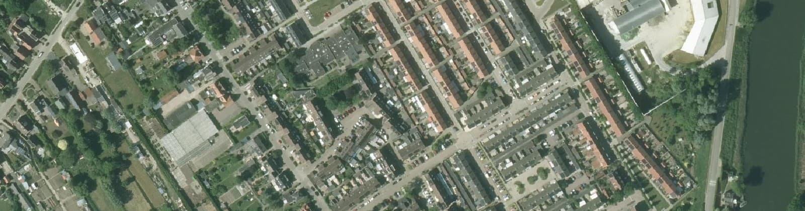 Luchtfoto van Achter de Pijp