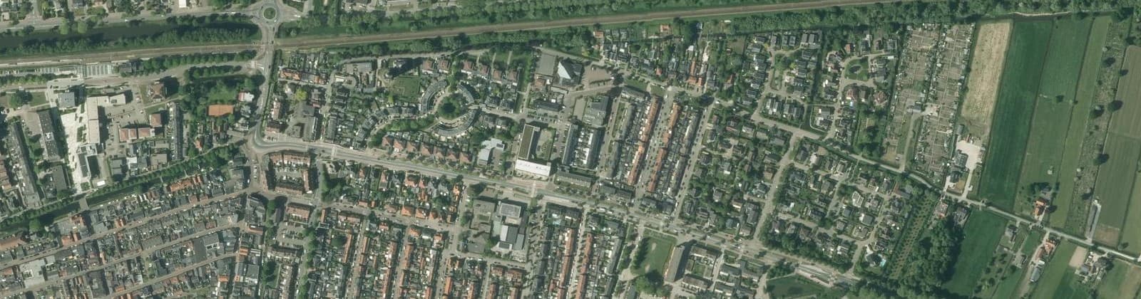 Luchtfoto van Oranjebuurt-Noord